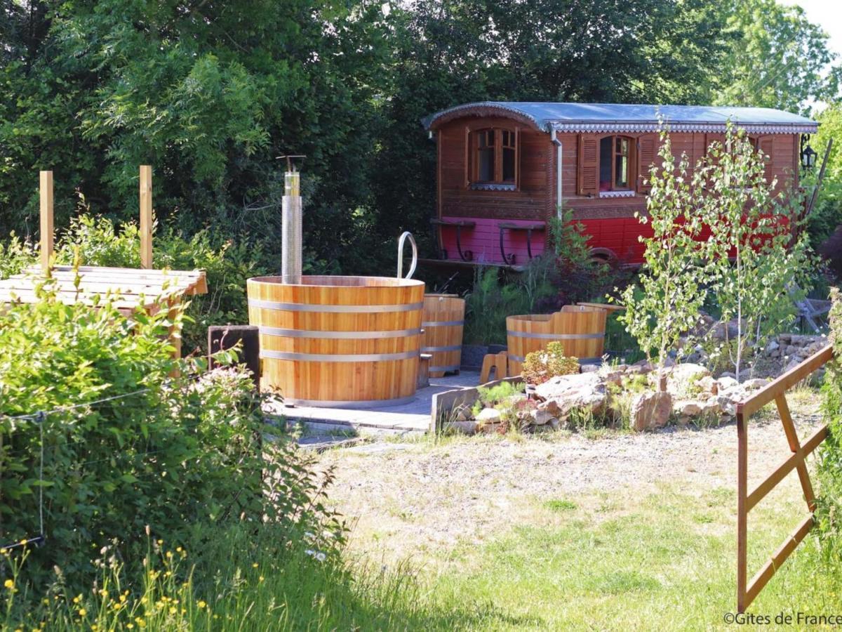 Maison Isolee Avec Spa Nordique, Piscine Et Jardin Privatif Au Coeur De La Nature - Fr-1-497-116 Villa La Lande-de-Goult Exteriör bild